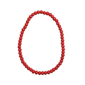 Handmade red tiny beads